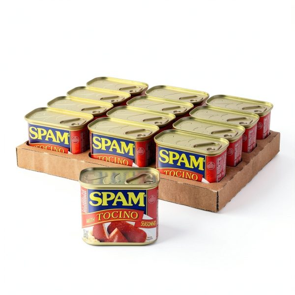 SPAM Tocino Seasoning Canned Meat 12 Ounce Pack of 12-0