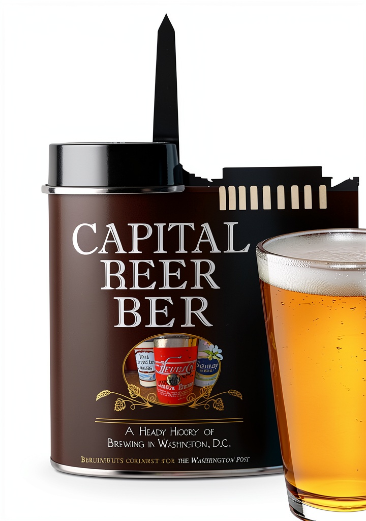 Illustrated Kindle book cover showing beer manufacturing processes