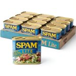 SPAM Lite Canned Meat Low Fat High Protein Grocery-0