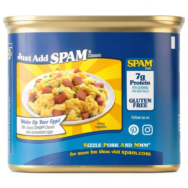 SPAM Classic Canned Meat 12oz Shelf Stable Pork-4