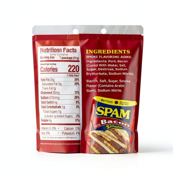 SPAM Bacon Hormel Canned Meat Shelf Stable Protein-5
