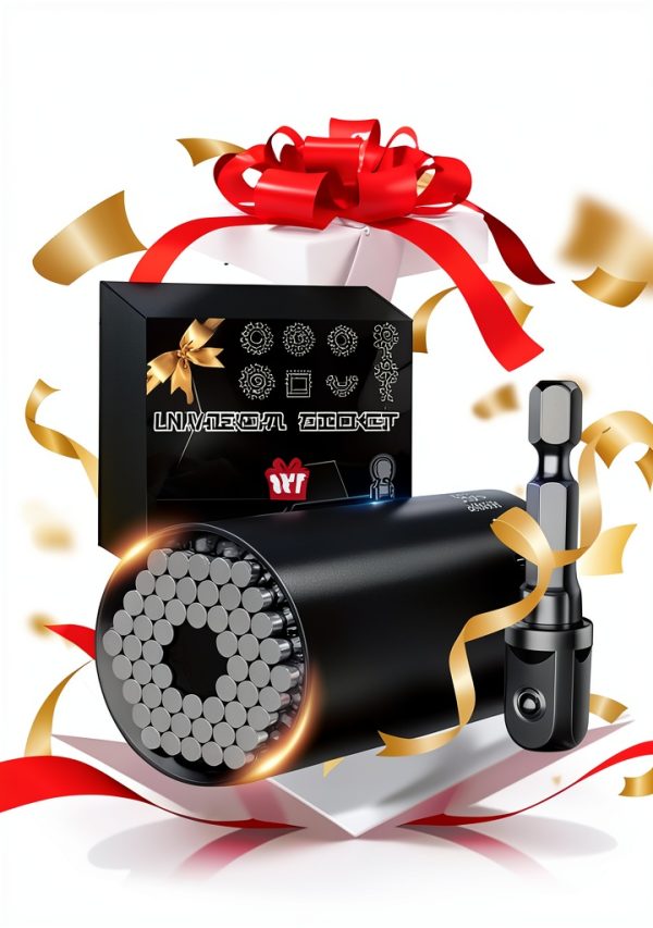 Christmas Stocking Stuffers Gifts for Adults Men Dad, Super Universal Socket Tools White Elephant Christmas Gifts for Who Have Everything Dad Boyfriend Husband Tools for Cool Gadgets-3