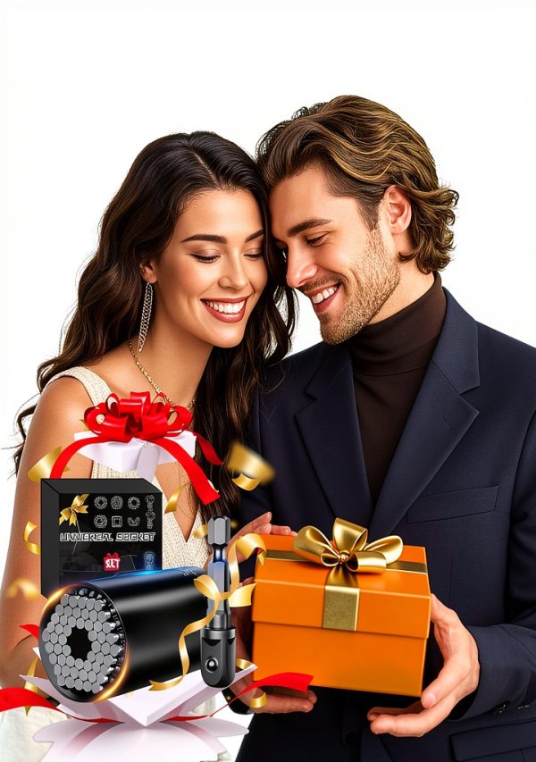 Christmas Stocking Stuffers Gifts for Adults Men Dad, Super Universal Socket Tools White Elephant Christmas Gifts for Who Have Everything Dad Boyfriend Husband Tools for Cool Gadgets-1