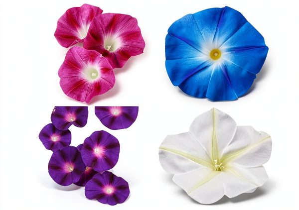 Mixed Morning Glory Seeds for Planting – 200 Fresh Seeds – Blue, Purple, White, and Rose Climbing Vine Flowers – Attracts Butterflies & Hummingbirds – Fast-Growing Vine – Grown in The USA-0
