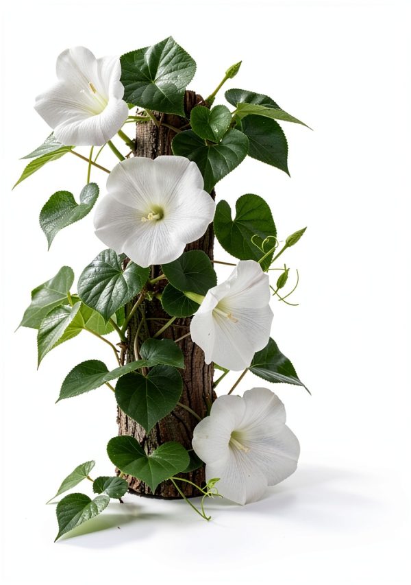 White Moonflower Vine Seeds - Climbing Vine Up to 15' - Fragrant, Blooms in The Evening-1