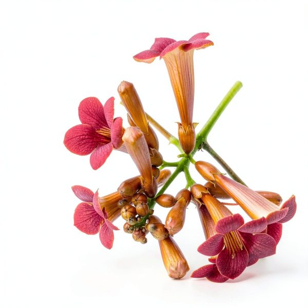 100+Hummingbird Trumpet Vine Plant Seeds-Trumpet Creeper Seeds Non-GMO Heirloom Flower Seed-2