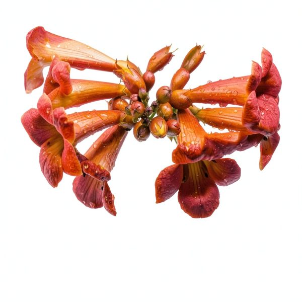 100+Hummingbird Trumpet Vine Plant Seeds-Trumpet Creeper Seeds Non-GMO Heirloom Flower Seed-1