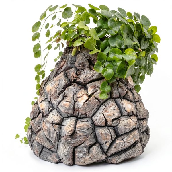 Starter Elephant's Foot Caudex Exotic Plant Live, Rare Houseplants in 3" Pot, Perennial Vine Live Plants Indoor Outdoor Ornamental and Planting-3