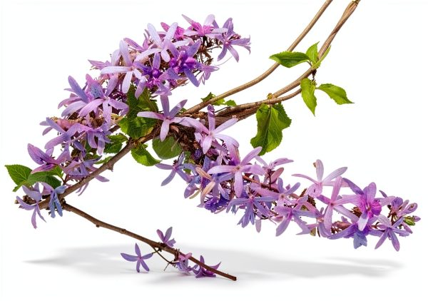 Purple Queens Wreath Sandpaper Bluebird Vine -Petrea volubilis - Live Plant - Lavender Flower - Emerald Goddess Gardens - Starter Sz 4 Inch Pot-3