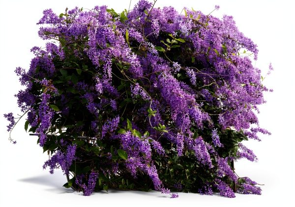 Purple Queens Wreath Sandpaper Bluebird Vine -Petrea volubilis - Live Plant - Lavender Flower - Emerald Goddess Gardens - Starter Sz 4 Inch Pot-0