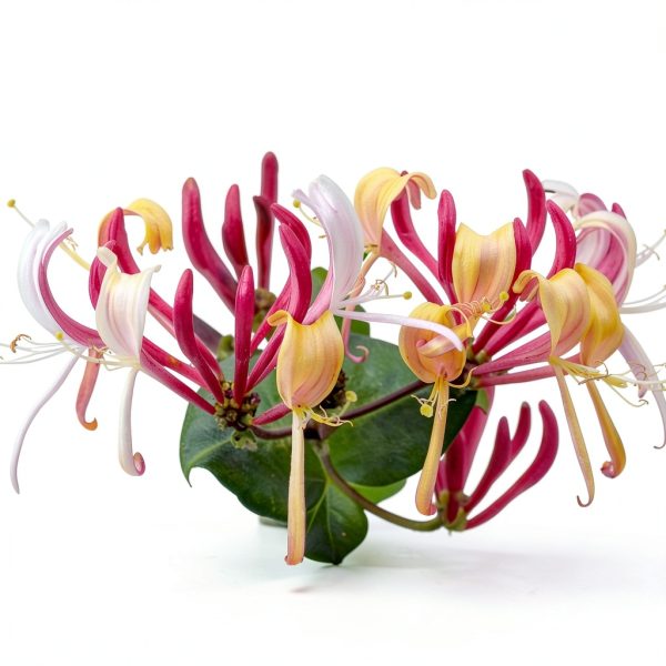 Peaches and Cream Honeysuckle Vine Brighter Blooms 1qt Deer Resistant-1