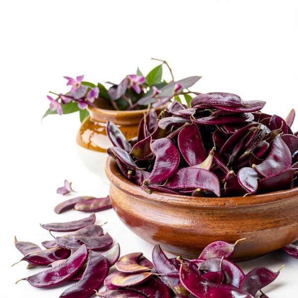 Outsidepride Red Lablab Hyacinth Bean Vine Seeds - 100 Pcs Perennial, Fast Growing Vegetable Seeds for Planting with Fragrant Foliage for Garden & Edible Flower and Pods for Culinary Uses-5