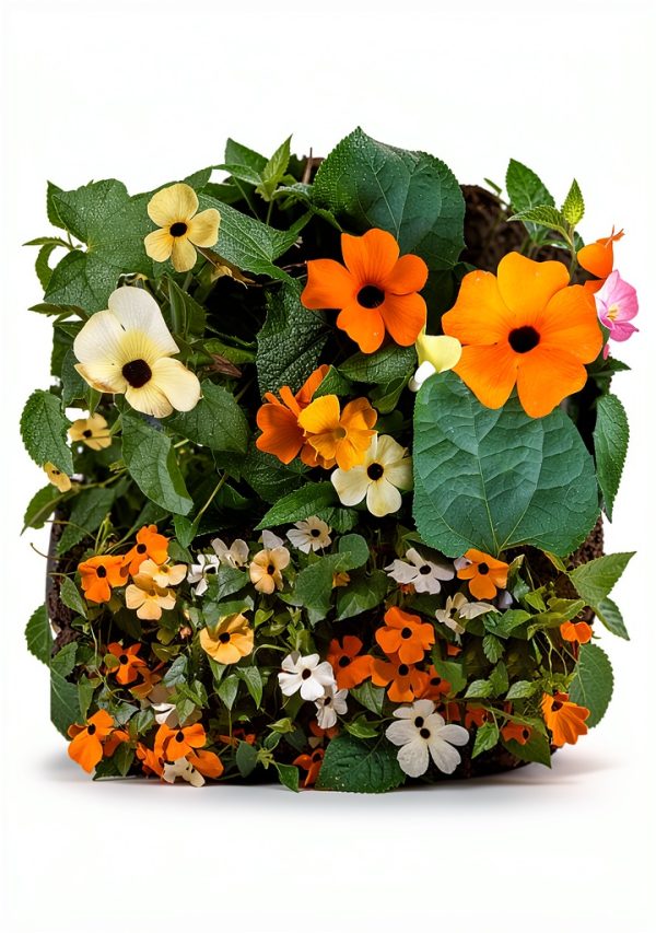 Seed Needs Black-Eyed Susan Vine Seeds - 100 Heirloom Thunbergia alata-5